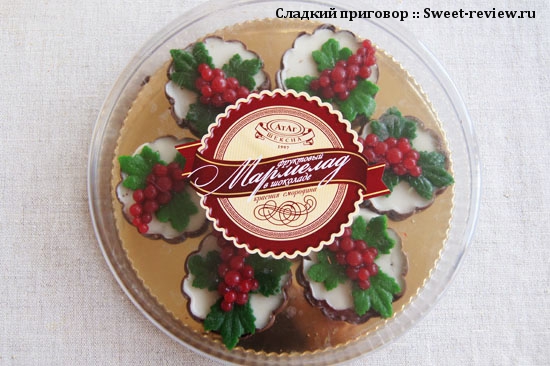 Мармелад фигурный в шоколаде (фабрика "АтАг", Вологодская область)