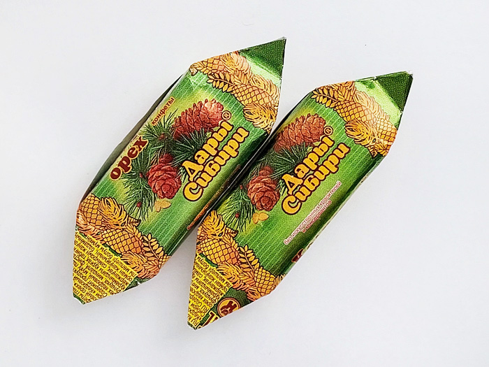 Конфеты "Дары Сибири. Кедровый орех" (Новосибирская фабрика, Новосибирск) Конфеты "Дары Сибири. Кедровый орех" (Новосибирская фабрика, Новосибирск)