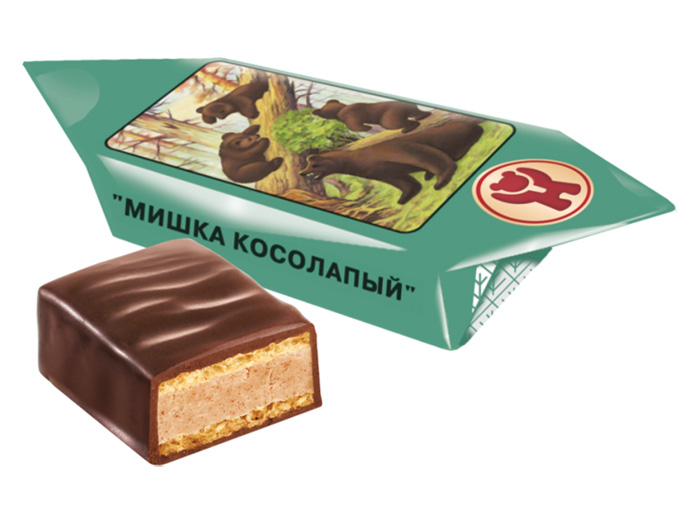 Конфеты "Мишка косолапый" (Новосибирская фабрика, Новосибирск)