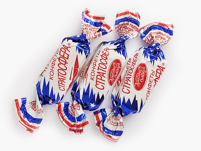 Конфеты "Стратосфера" (фабрика "Красный Октябрь", Москва)
